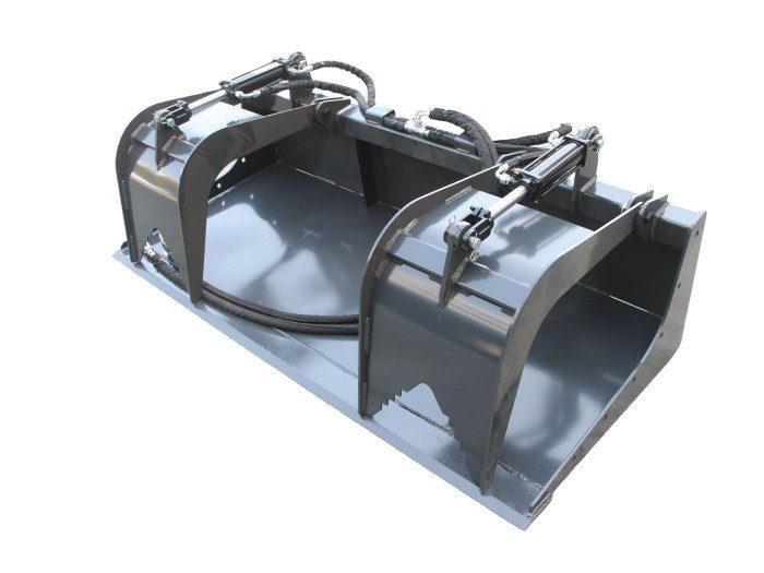 grapple bucket side view