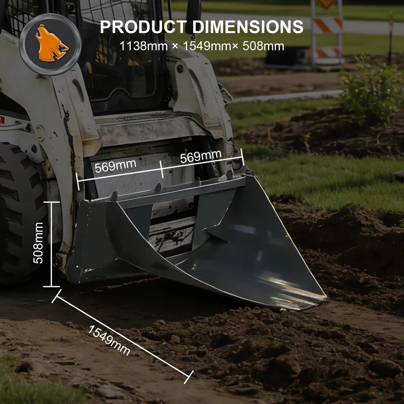 skid steer tree digger size picture