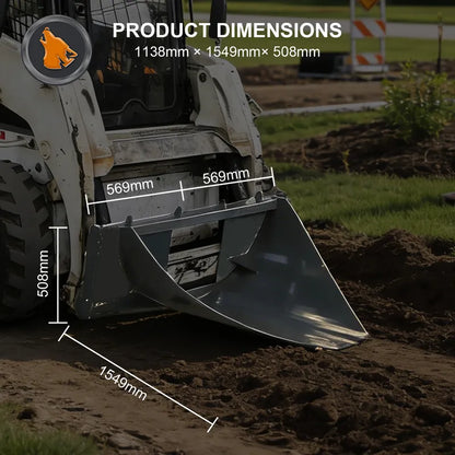 skid steer tree digger size picture