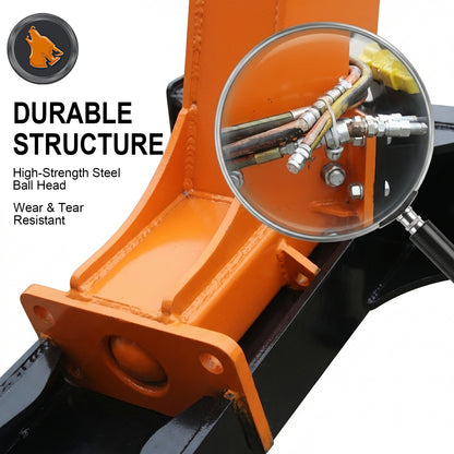 skid steer post driver partial picture