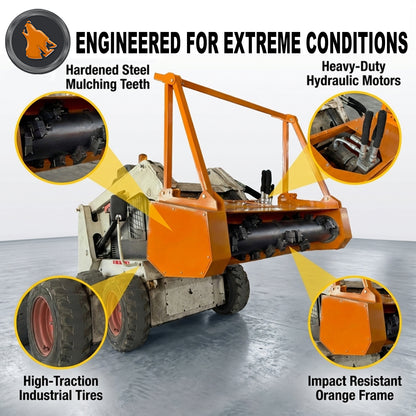 skid steer drum features