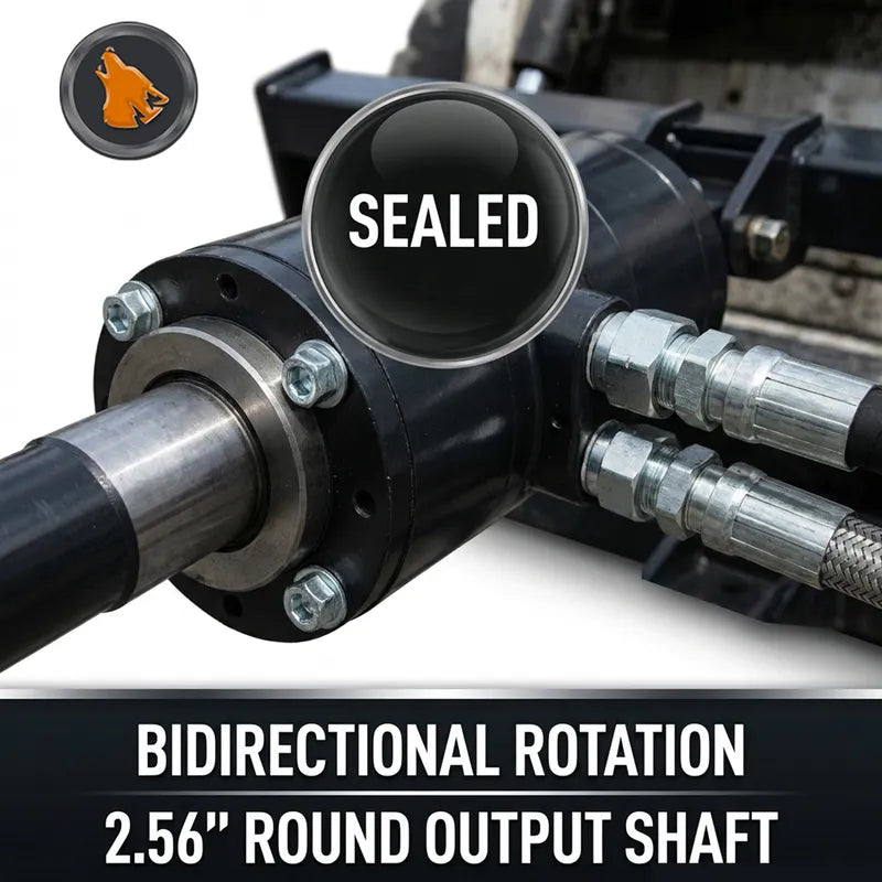 skid steer auger drive & bit detailed images