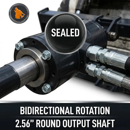 skid steer auger drive & bit detailed images