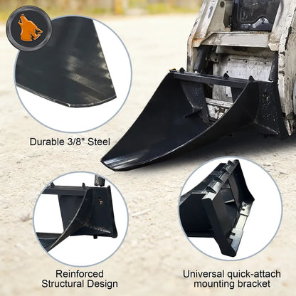 skid steer tree digger details drawing