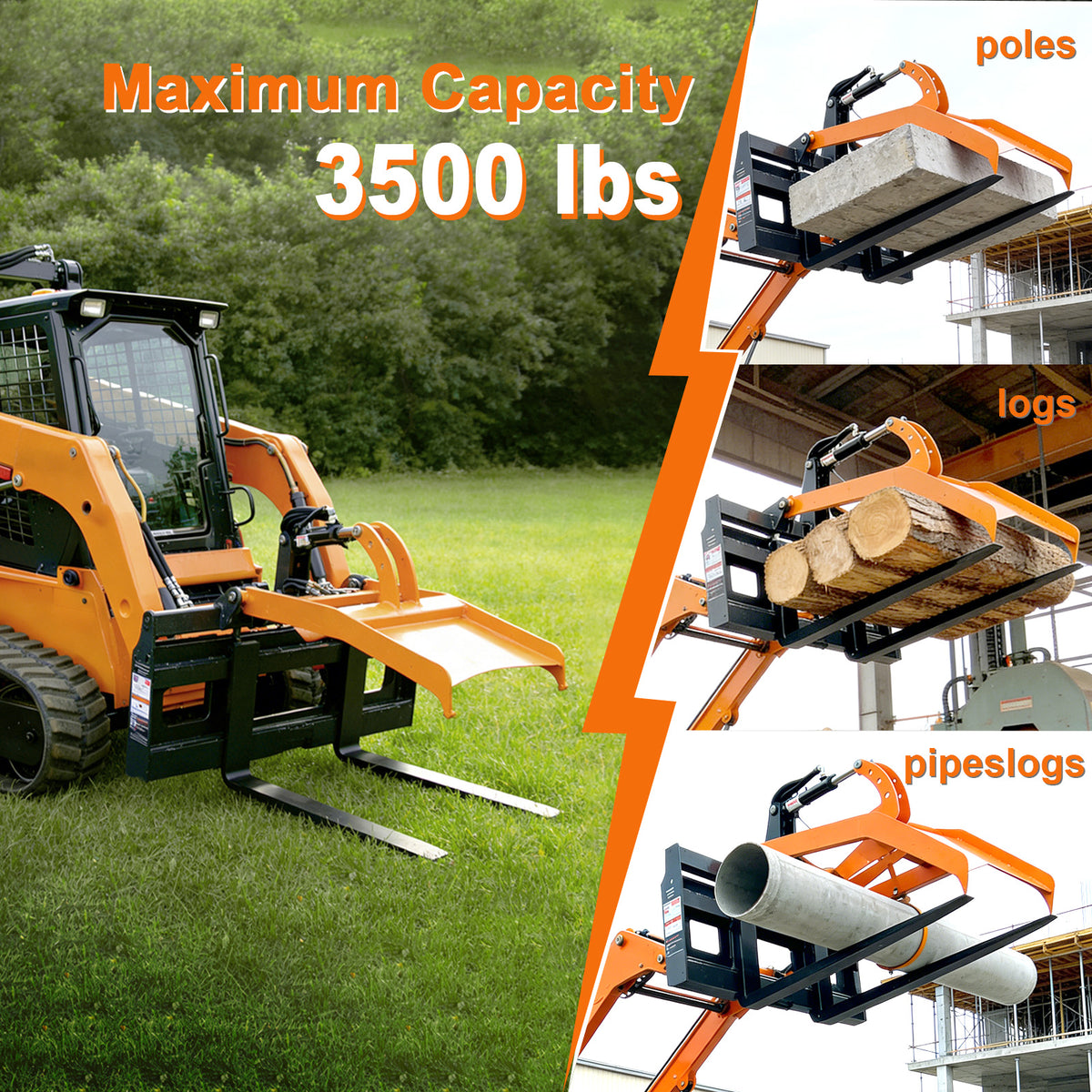 fork grapple applicable scenarios