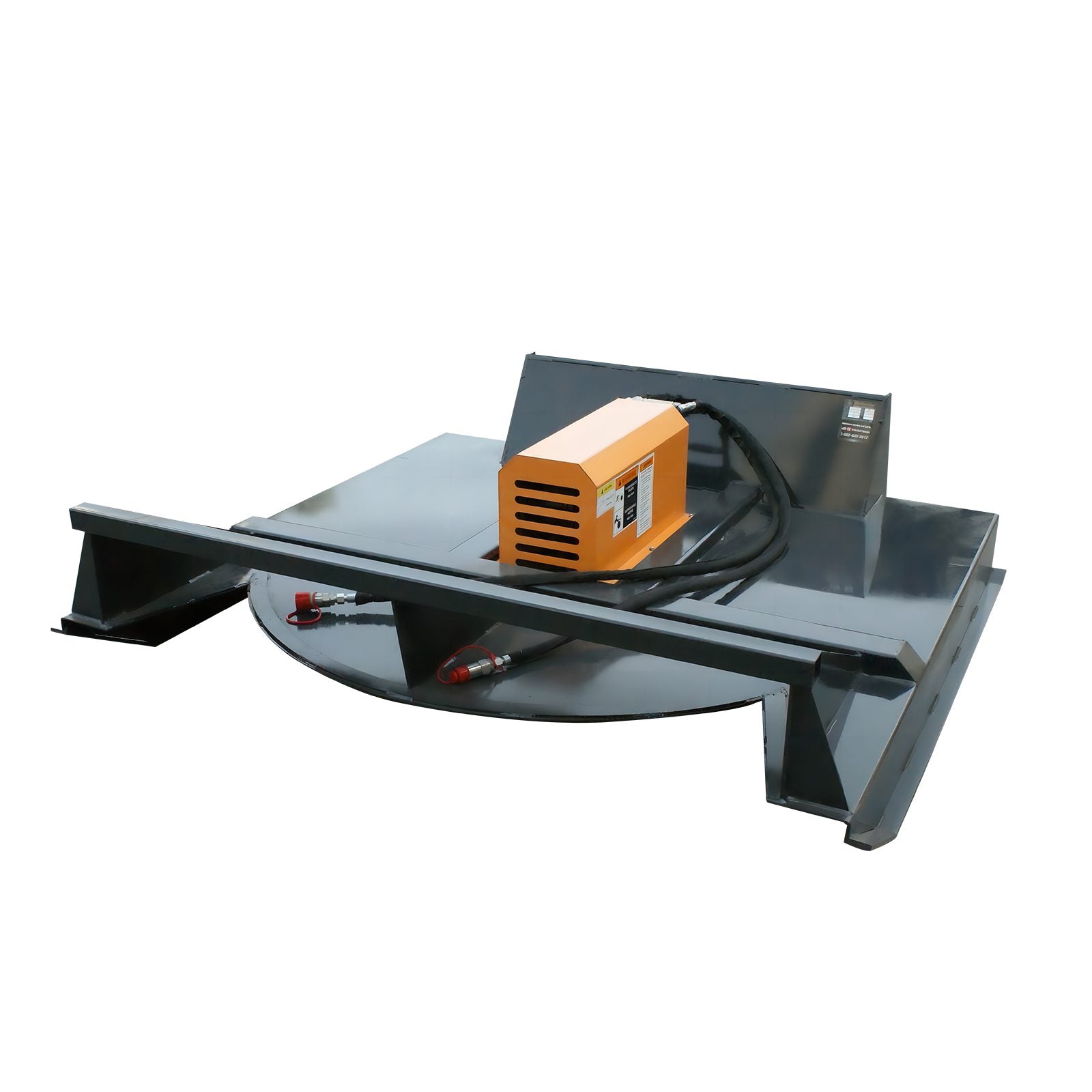skid steer hydraulic brush cutter