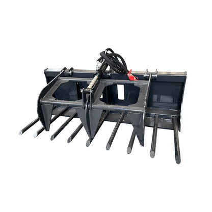 skid_steer_compact tractor manure fork grapple_overall view