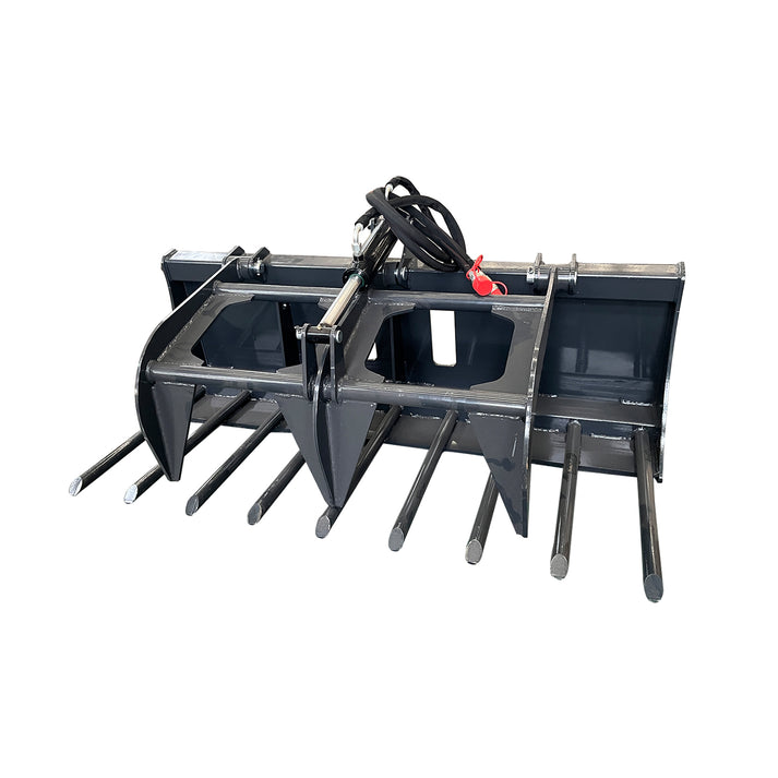 skid_steer_compact tractor manure fork grapple_overall view