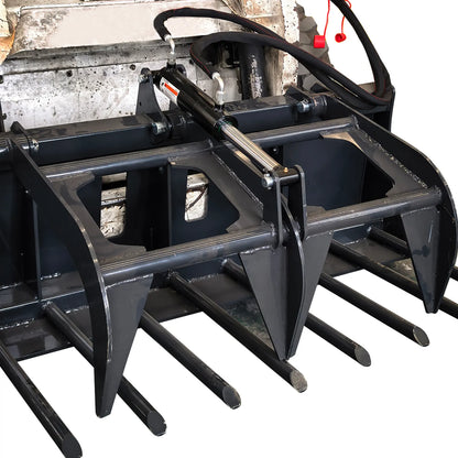 skid_steer_compact tractor manure fork grapple_detail view