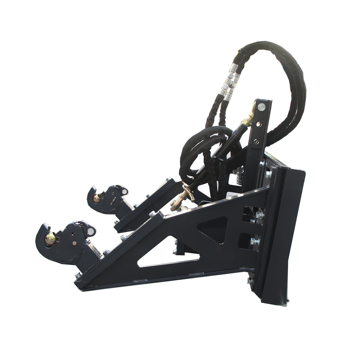 skid steer hydraulic 3-point hitch system side view details