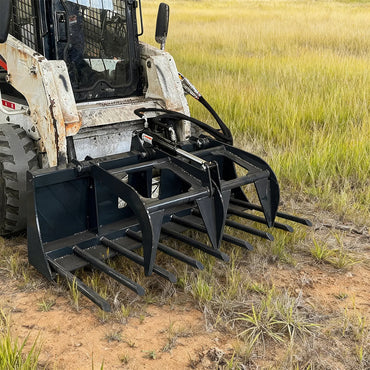 skid_steer_compact tractor manure fork grapple_actual photo