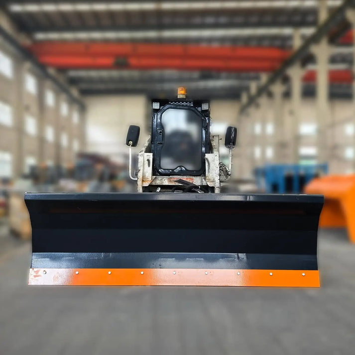 skid steer 84''dozer blade frontal view