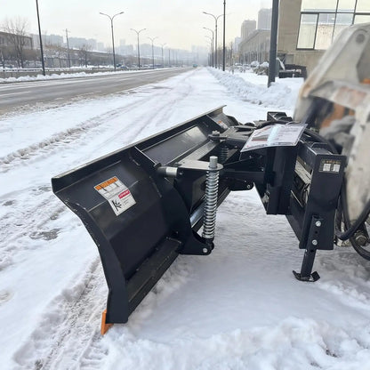 skid steer 84''dozer blade side view