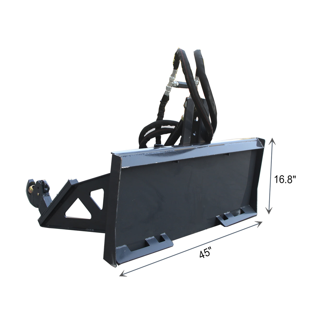 skid steer hydraulic 3-point hitch system back size