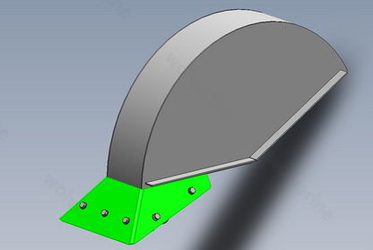 Black Rubber Guard (with bolts)