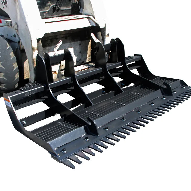 skid steer land leveler overall front view