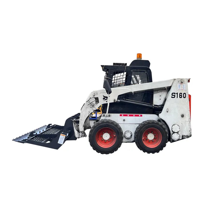skid steer land leveler overall side view