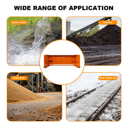 skid steer snow pusher applicable scenarios
