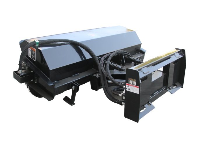heavy duty hydraulic angle broom（660) back view