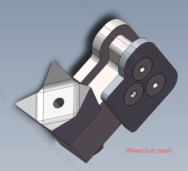 wheel hub teeth*1PCS   main seat teeth*2PCS