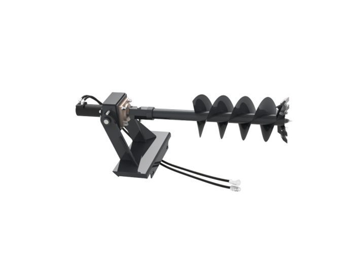 mini auger drive & bit top view